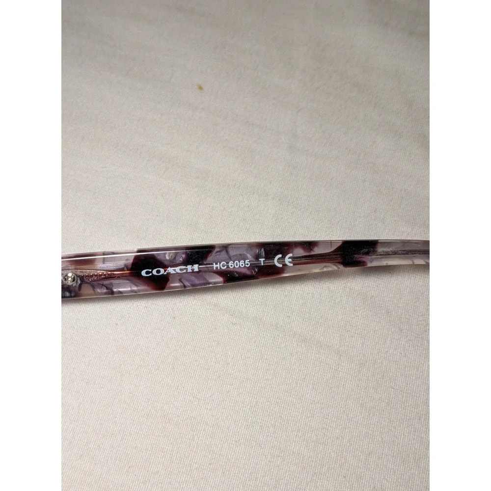 Coach HC6065 5548 Eyeglasses Frame Women's Purple Tortoise Full Rim 51mm